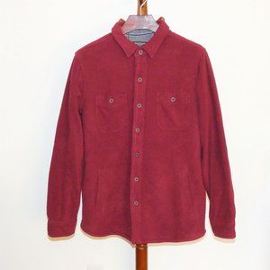 Weatherproof Vintage red insulated fleece shirt-jacket
